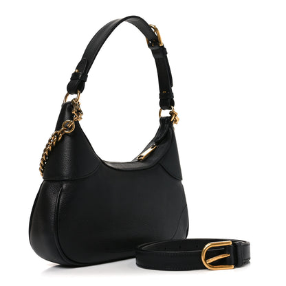 Gucci Goatskin Small Aphrodite Shoulder Bag Black 3 of 10