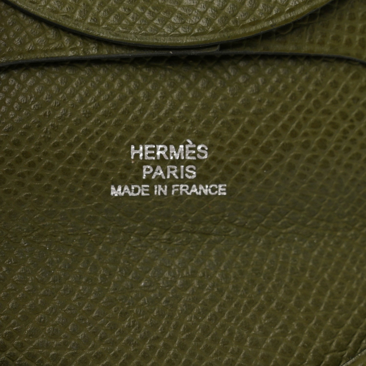 Hermes Epsom Bastia Coin Purse Vert Olive 5 of 5