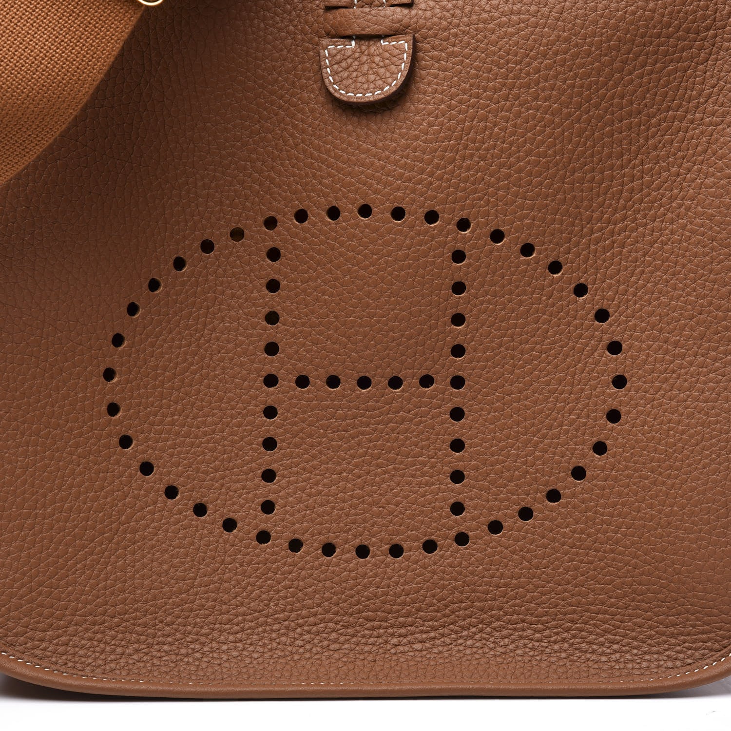 Hermes Taurillon Clemence Evelyne III PM Gold 6 of 7