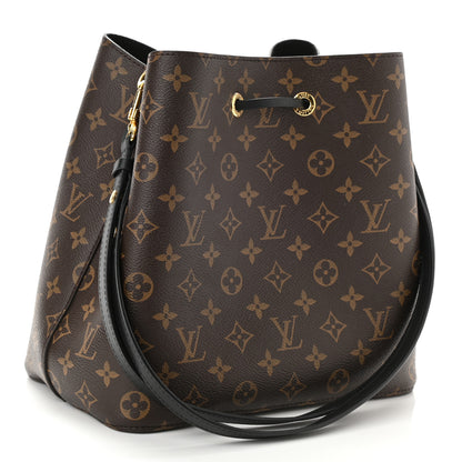 Louis Vuitton Monogram Neonoe MM Black 3 of 9