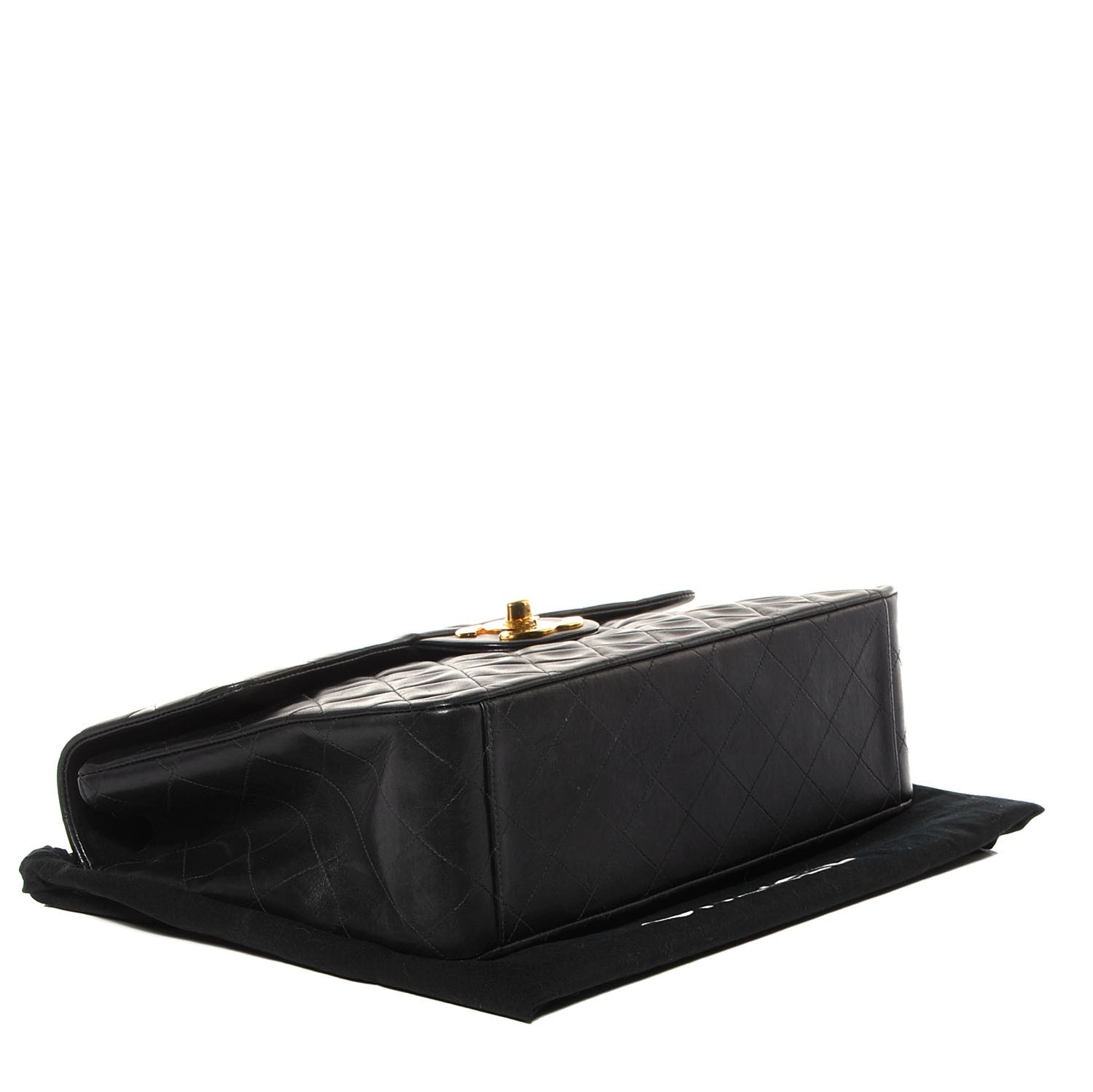 Chanel Lambskin XL Jumbo Flap Black 4 of 9