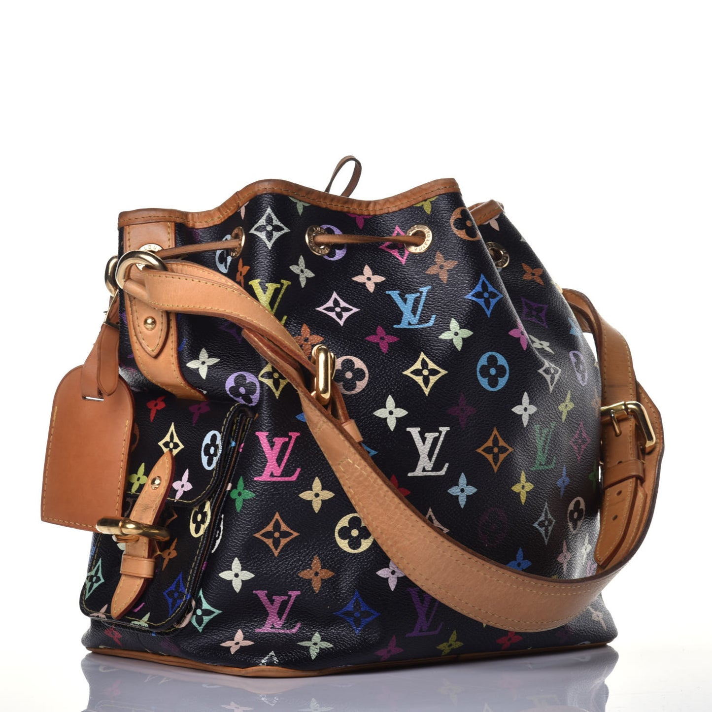 Monogram Multicolor Petit Noe Black
