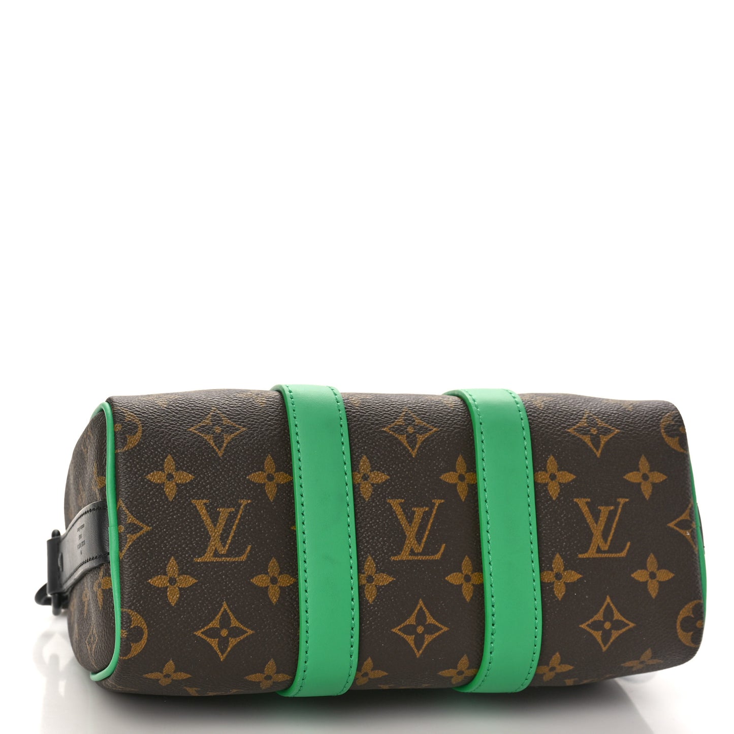 Monogram Macassar Keepall Bandouliere 25 Minty Green
