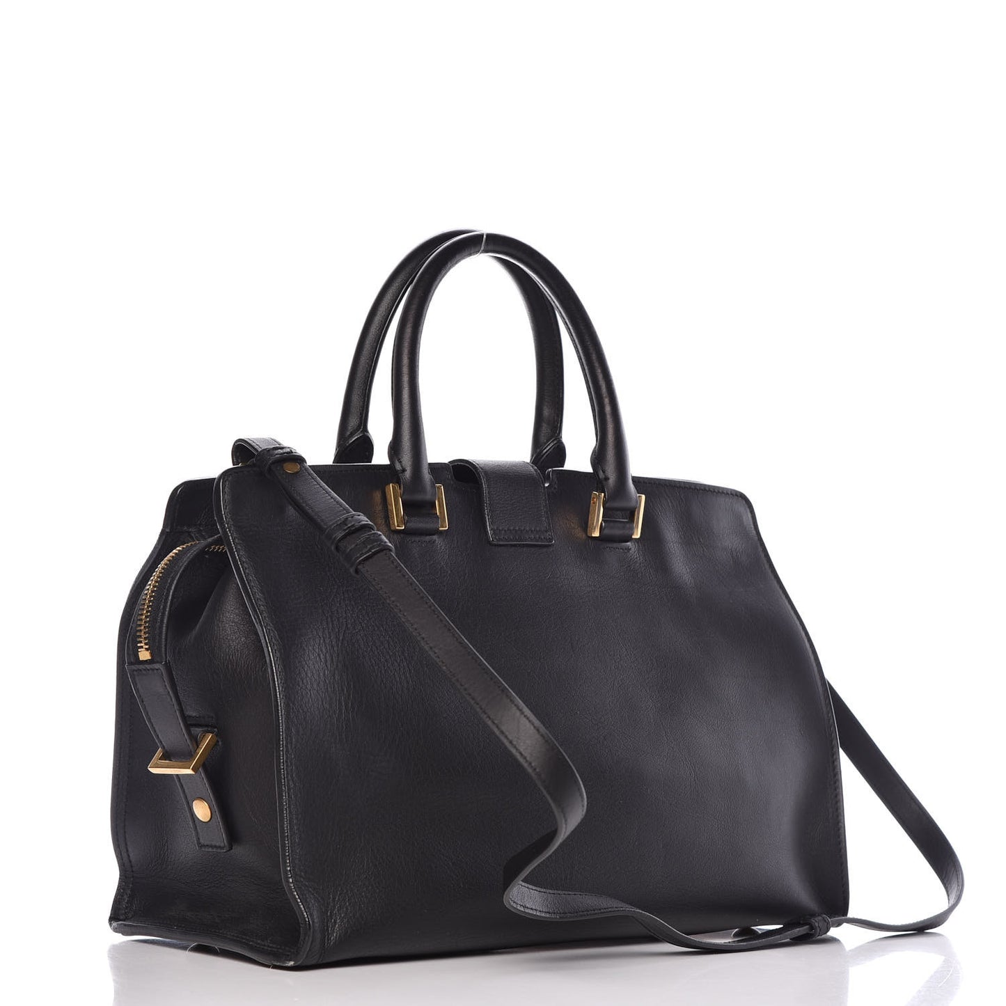 Calfskin Small Classic Y Cabas Black