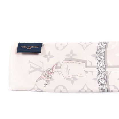 Louis Vuitton Silk Monogram Confidential Bandeau Light Pink 3 of 5