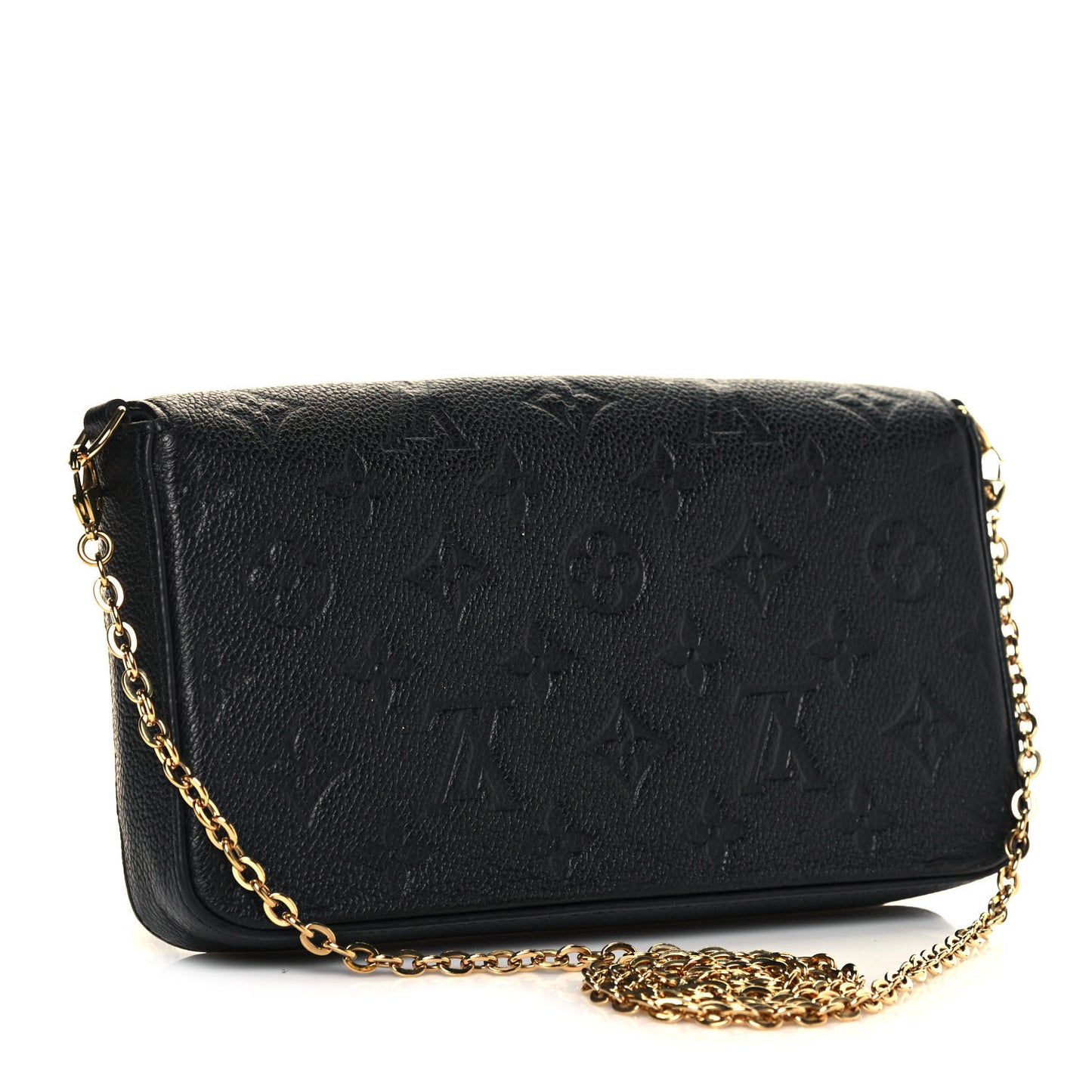 Empreinte Pochette Felicie Chain Wallet Black