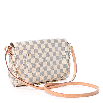 Louis Vuitton Damier Azur Favorite MM 3 of 10