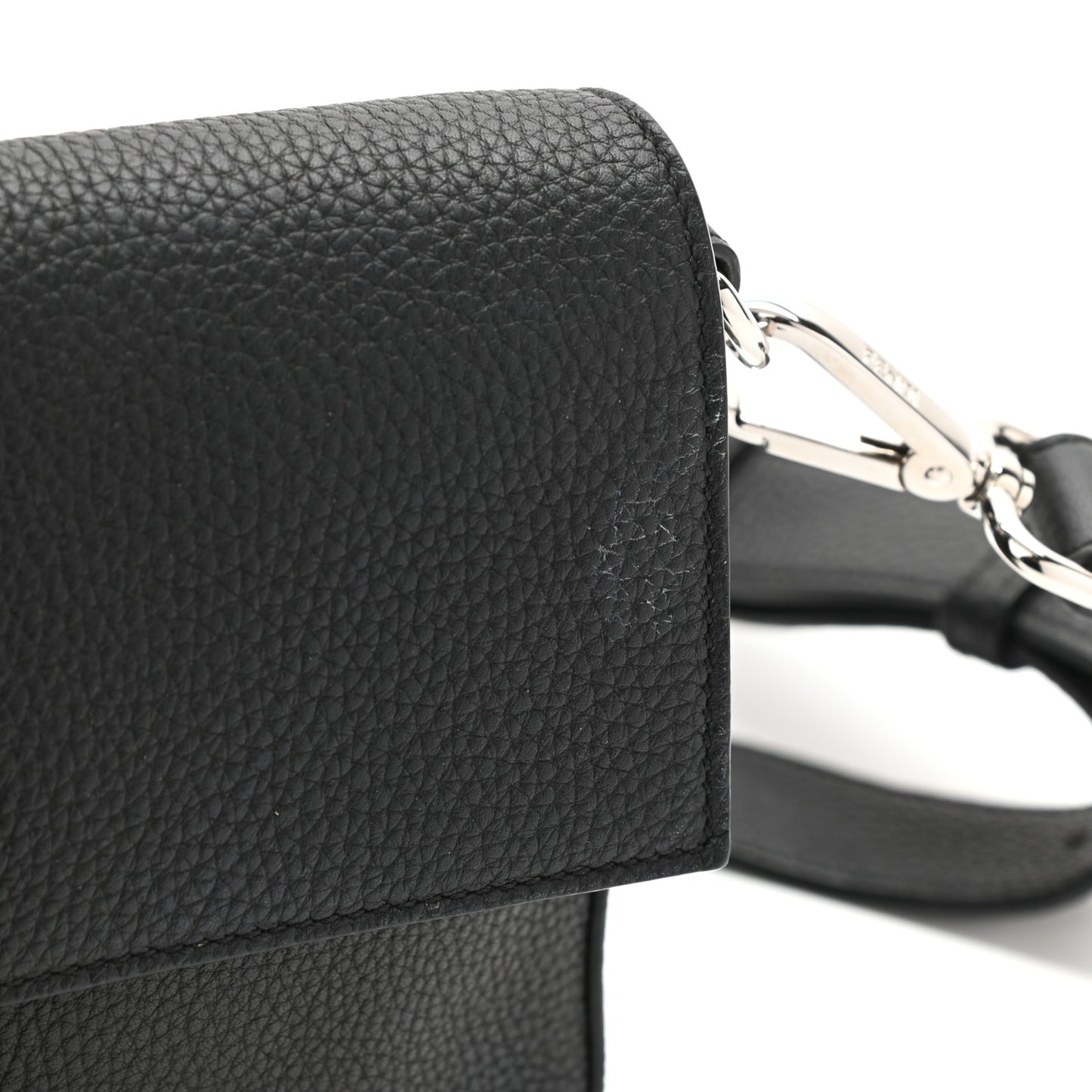 Cuoio Romano Selleria Belt Baguette Bag Black