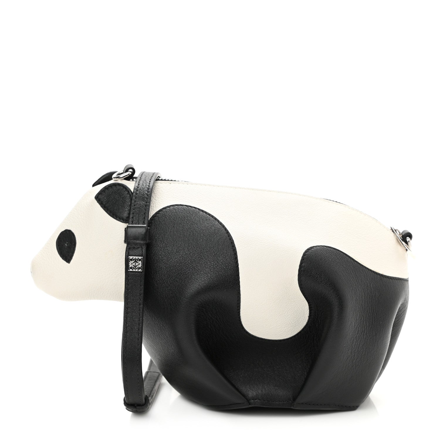 Loewe Calfskin Panda Crossbody Black White 1 of 8