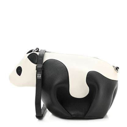 Loewe Calfskin Panda Crossbody Black White 1 of 8