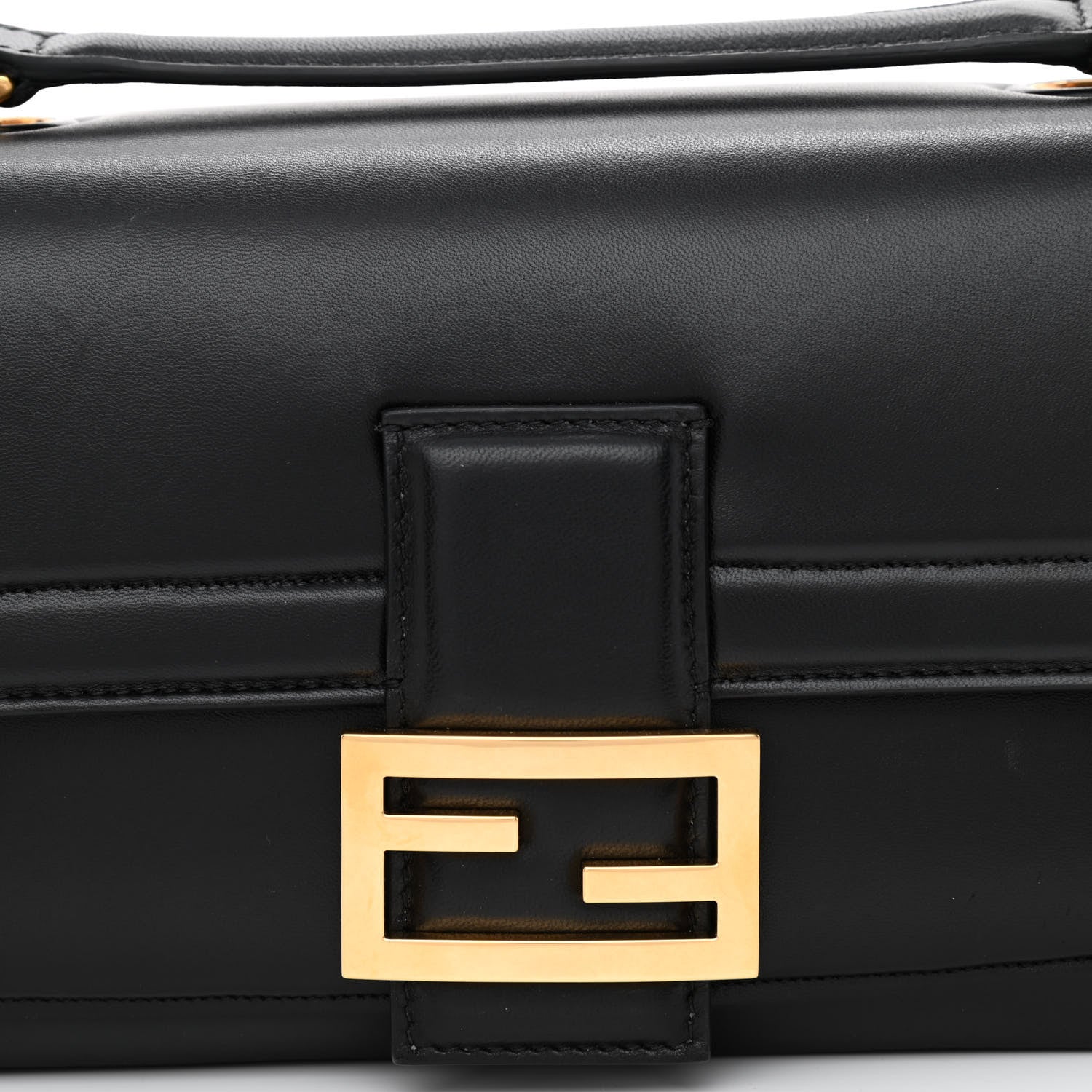 Fendi Nappa Apolo Chain Baguette Black 8 of 12
