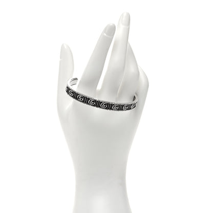 Gucci Sterling Silver Double G Marmont Cuff Bracelet 4 of 8