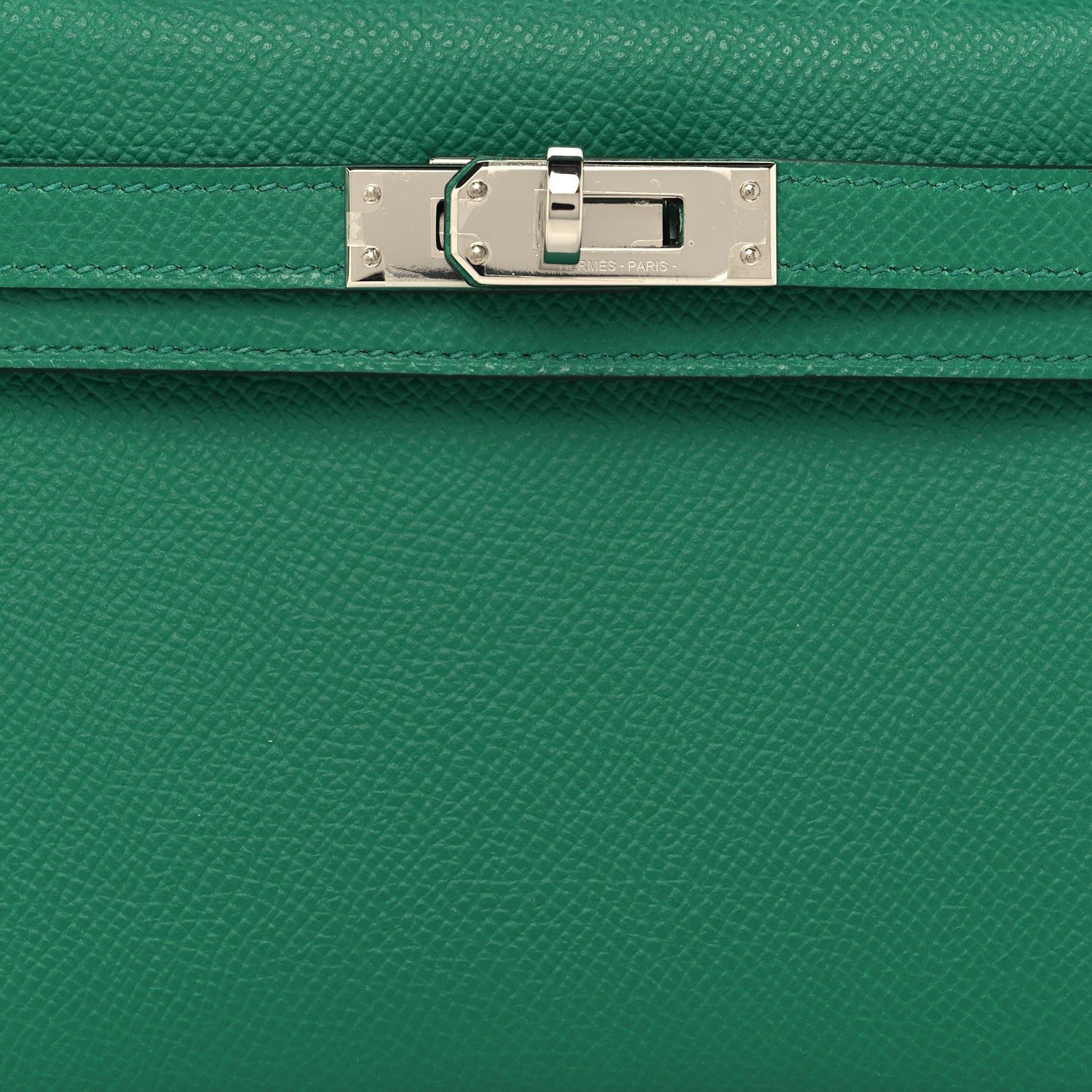 Hermes Epsom Mini Kelly Sellier 20 Vert Vertigo 8 of 10