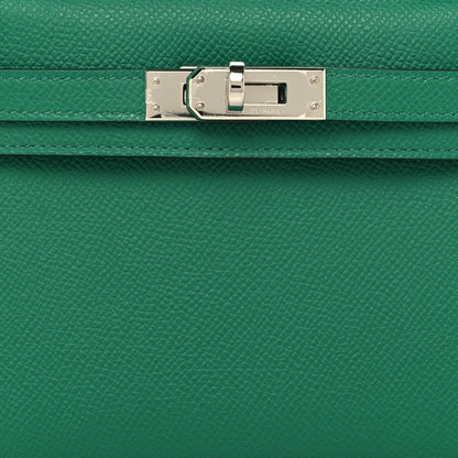 Hermes Epsom Mini Kelly Sellier 20 Vert Vertigo 8 of 10