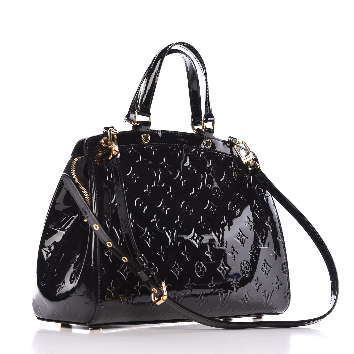 Louis Vuitton Vernis Brea MM Black 4 of 13
