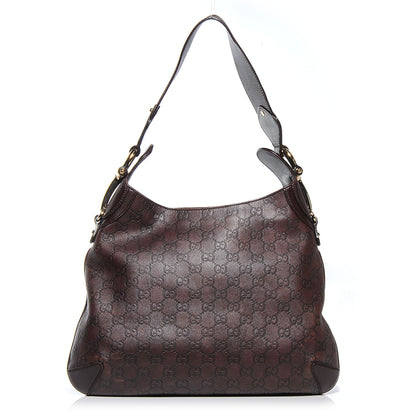 Gucci Guccissima Creole Hobo Chocolate 1 of 9