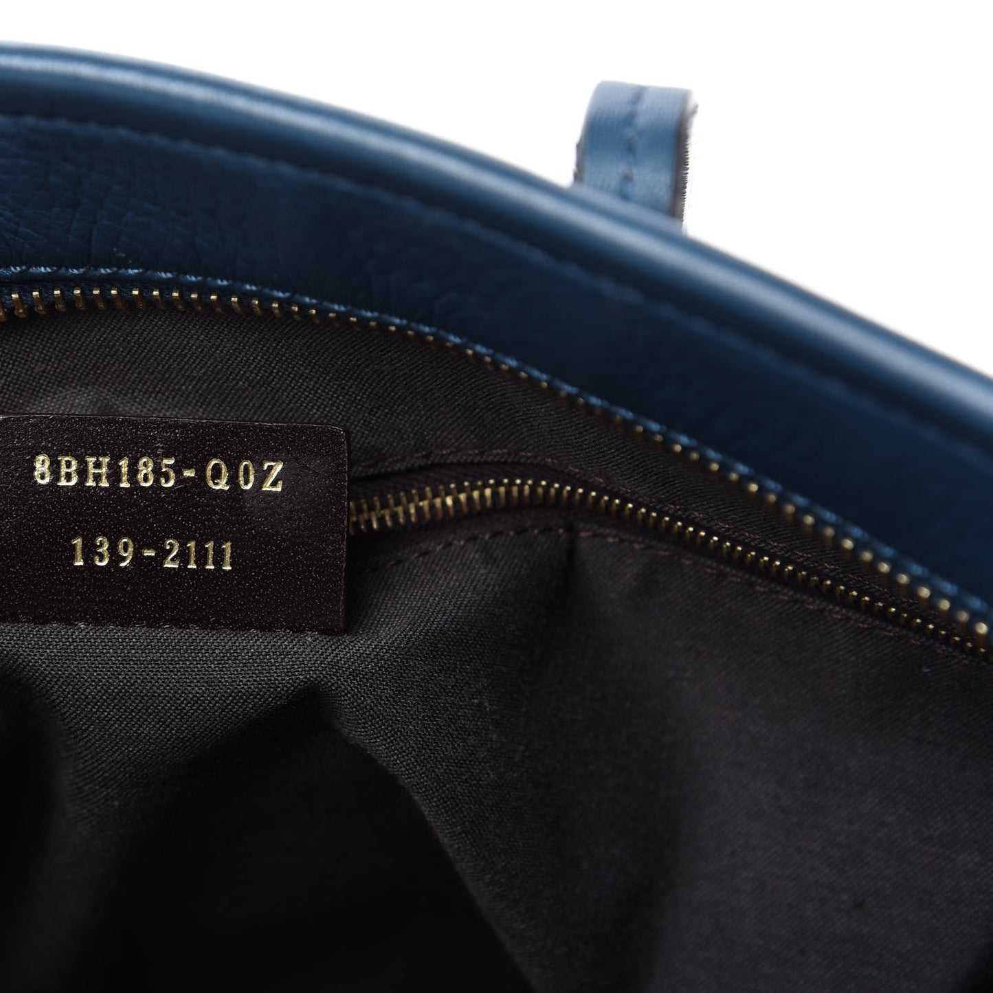 Pequin Vitello Medium Roll Tote Tobacco Petrolio