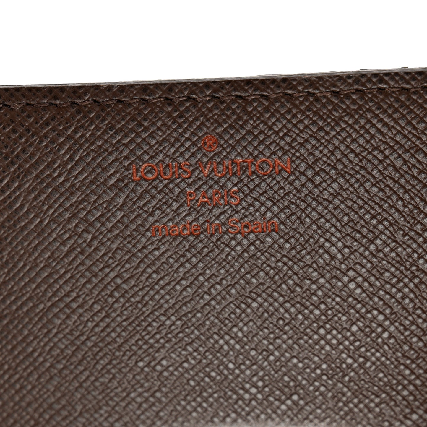 Damier Ebene Business Card Holder