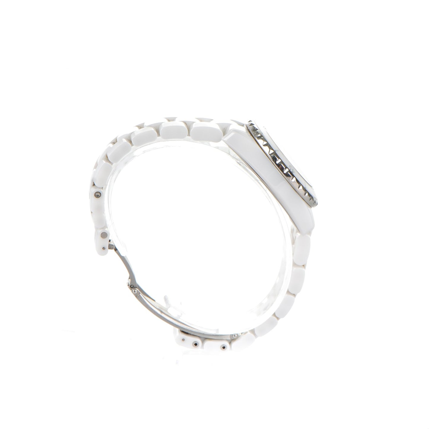 Stainless Steel Ceramic 33mm J12 Quartz Watch White