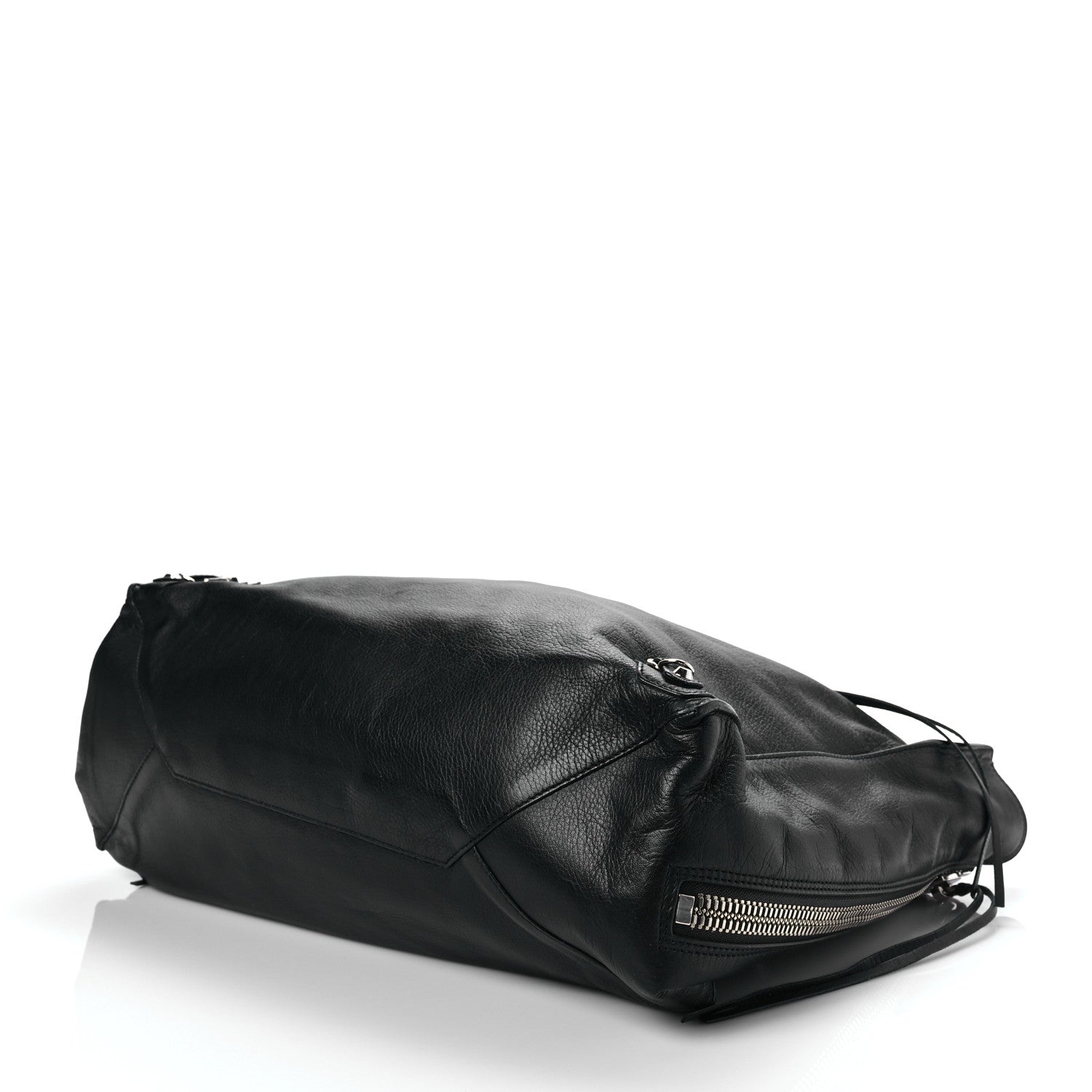 Balenciaga Supple Calfskin Papier A4 Zip Around Tote Black 7 of 9