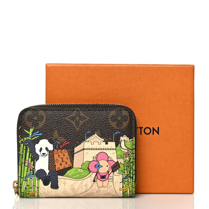 Louis Vuitton Monogram 2021 Christmas China Animation Zippy Coin Purse Myosotis Blue 8 of 8