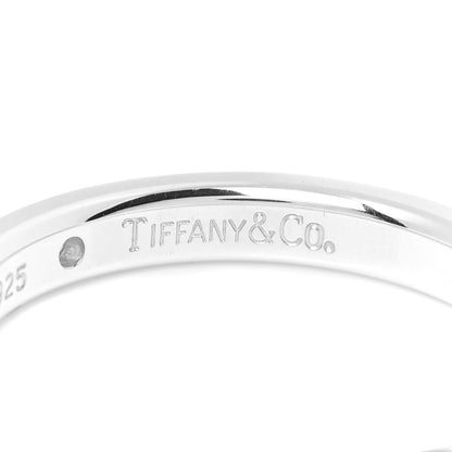 Tiffany Sterling Silver Diamond Elsa Peretti Band Ring 50 5.5 5 of 5