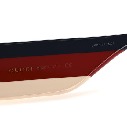 Gucci Acetate Web Oversized Frame Rectangle Sunglasses GG0276S Tortoiseshell 5 of 9