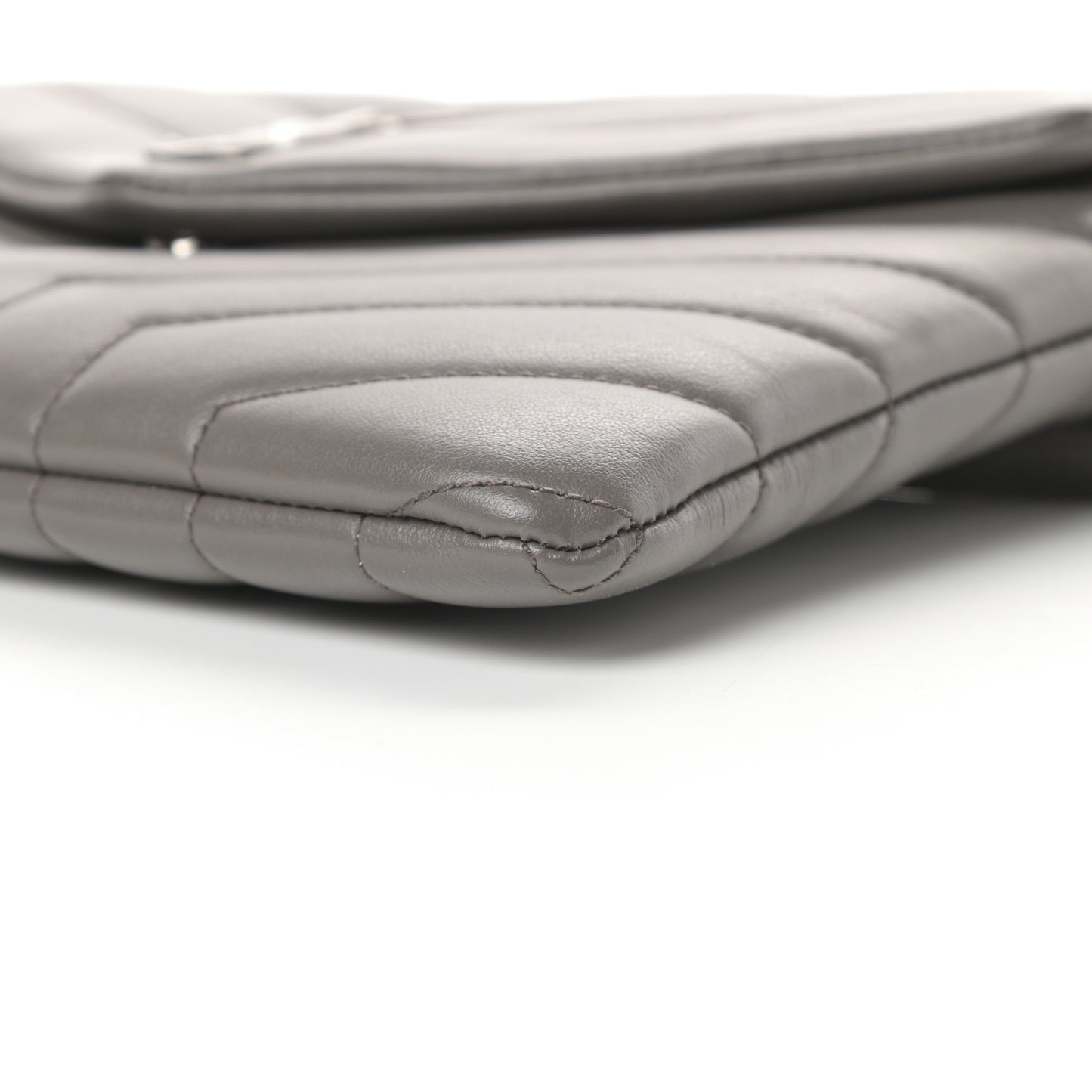 Calfskin Y Quilted Monogram Loulou Flap Bag Earth