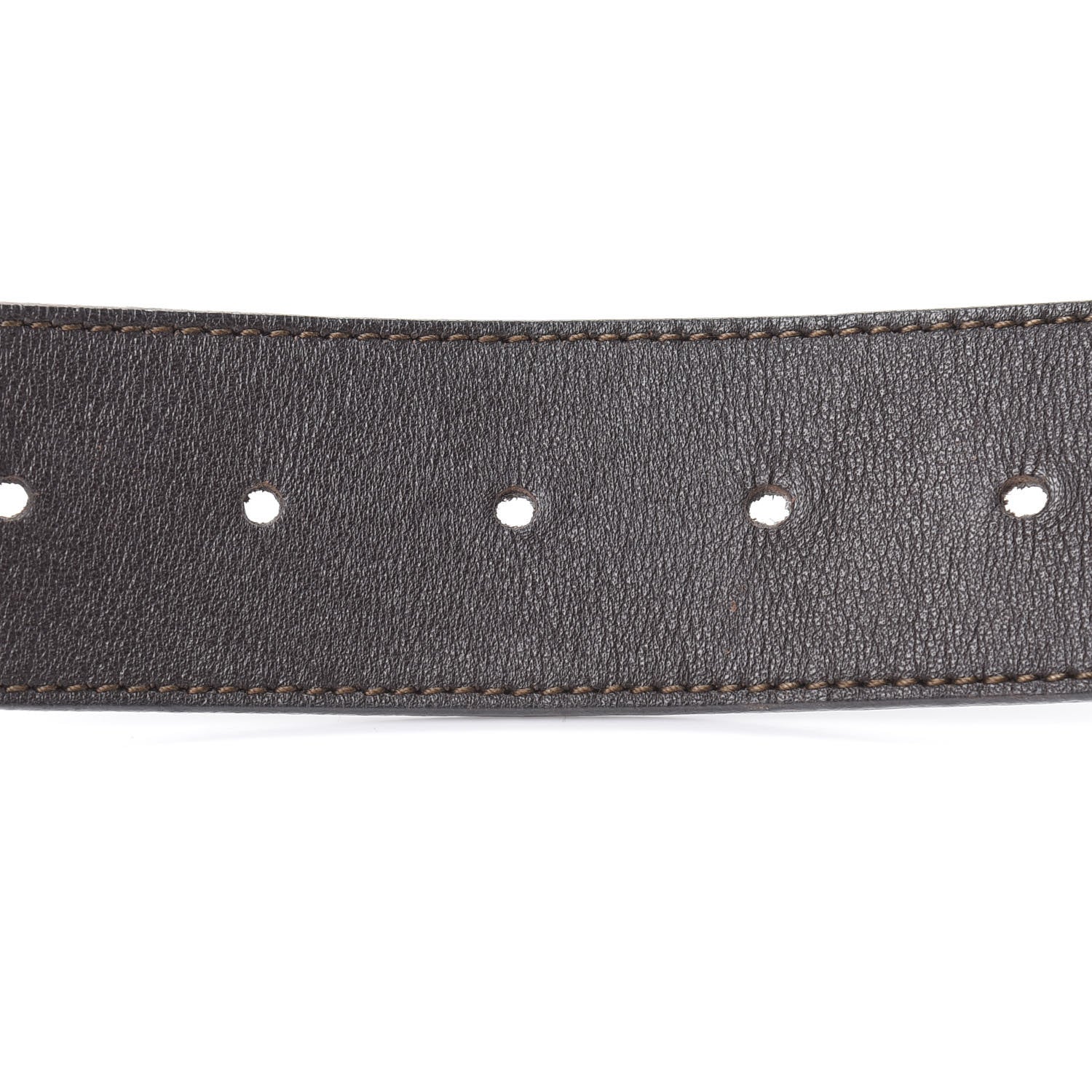 Gucci Calfskin Double G 40mm Belt 85 34 Dark Cocoa 4 of 6
