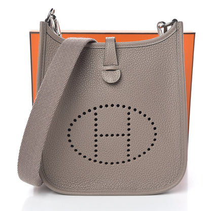 Hermes Taurillon Clemence Evelyne TPM Gris Asphalte 11 of 11