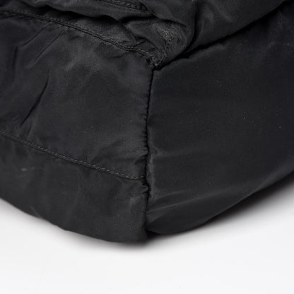 Prada Tessuto Nylon Saffiano Medium Backpack Black 5 of 9