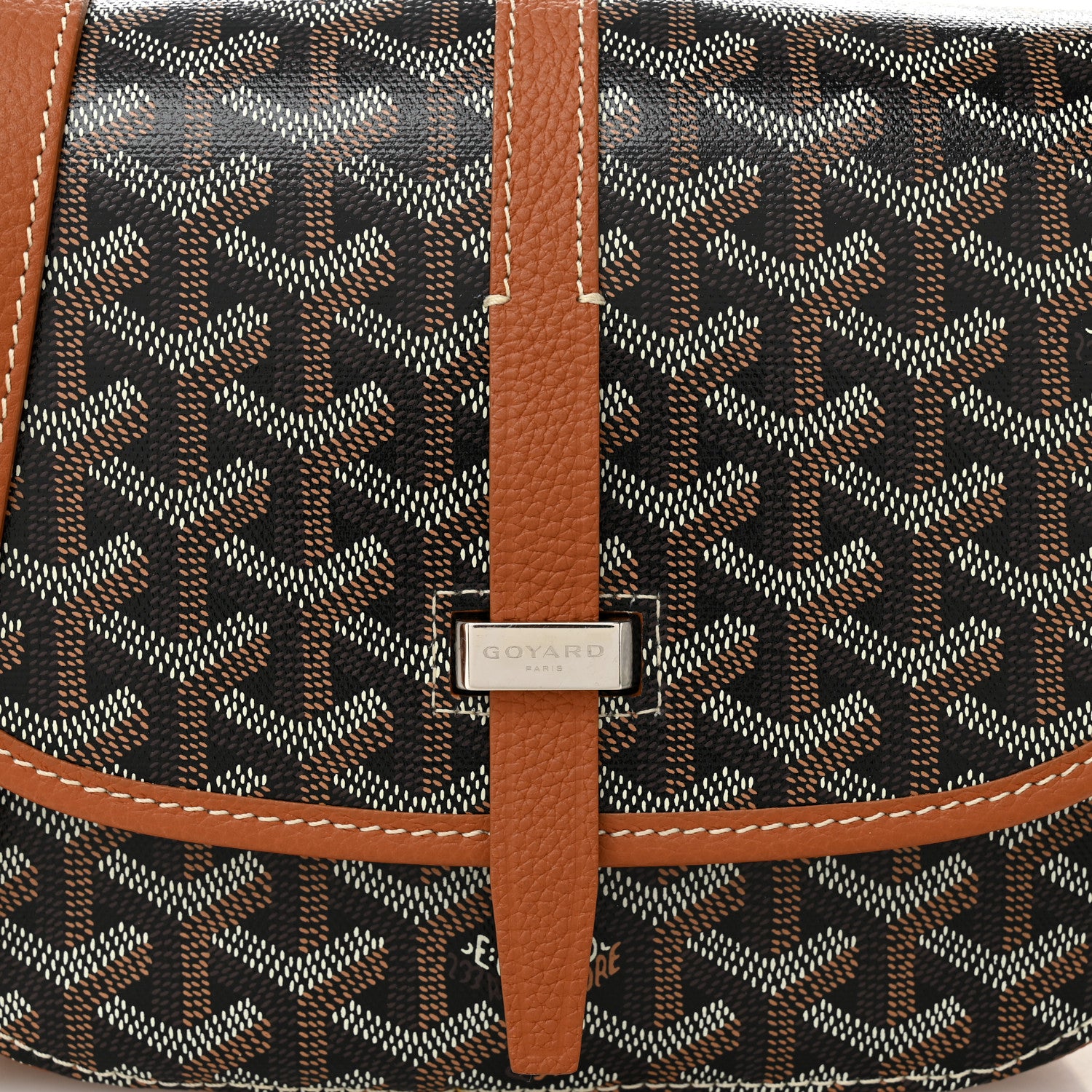 Goyard Goyardine Belvedere II PM Messenger Bag Black Gold 7 of 9