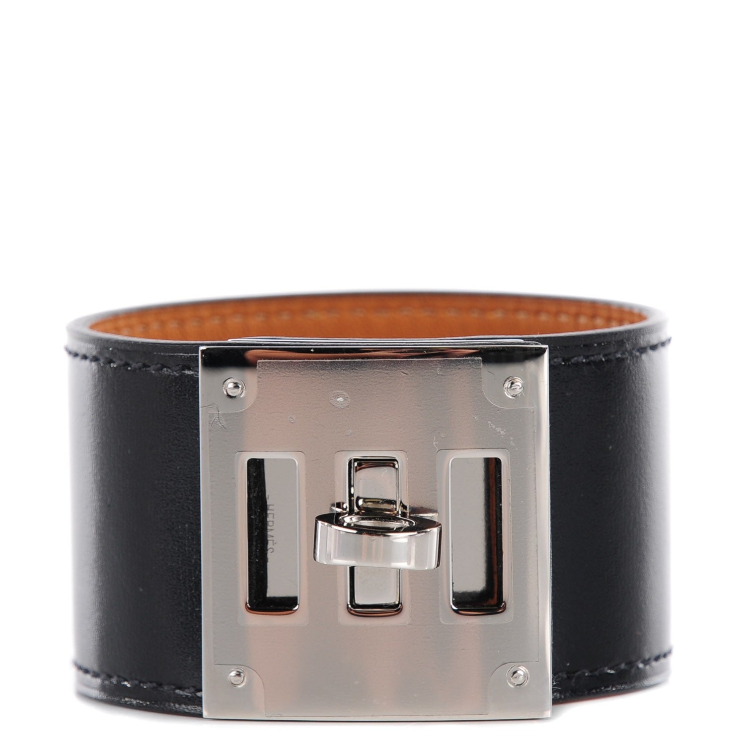 Hermes Box Kelly Dog Bracelet Black 1 of 7