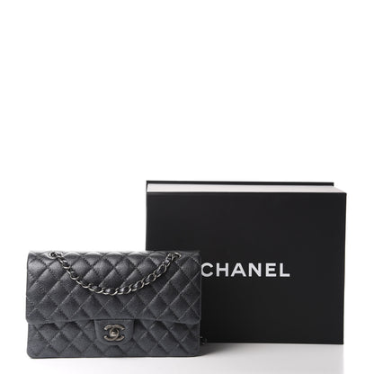 Chanel Iridescent Caviar Quilted Medium Double Flap Black 13 of 13