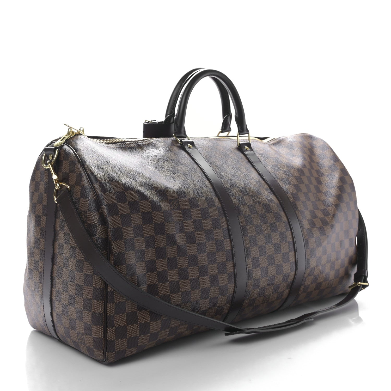 Louis Vuitton Damier Ebene Keepall Bandouliere 55 2 of 7