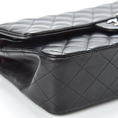 Chanel Lambskin Quilted Medium Double Flap Black 9 of 11