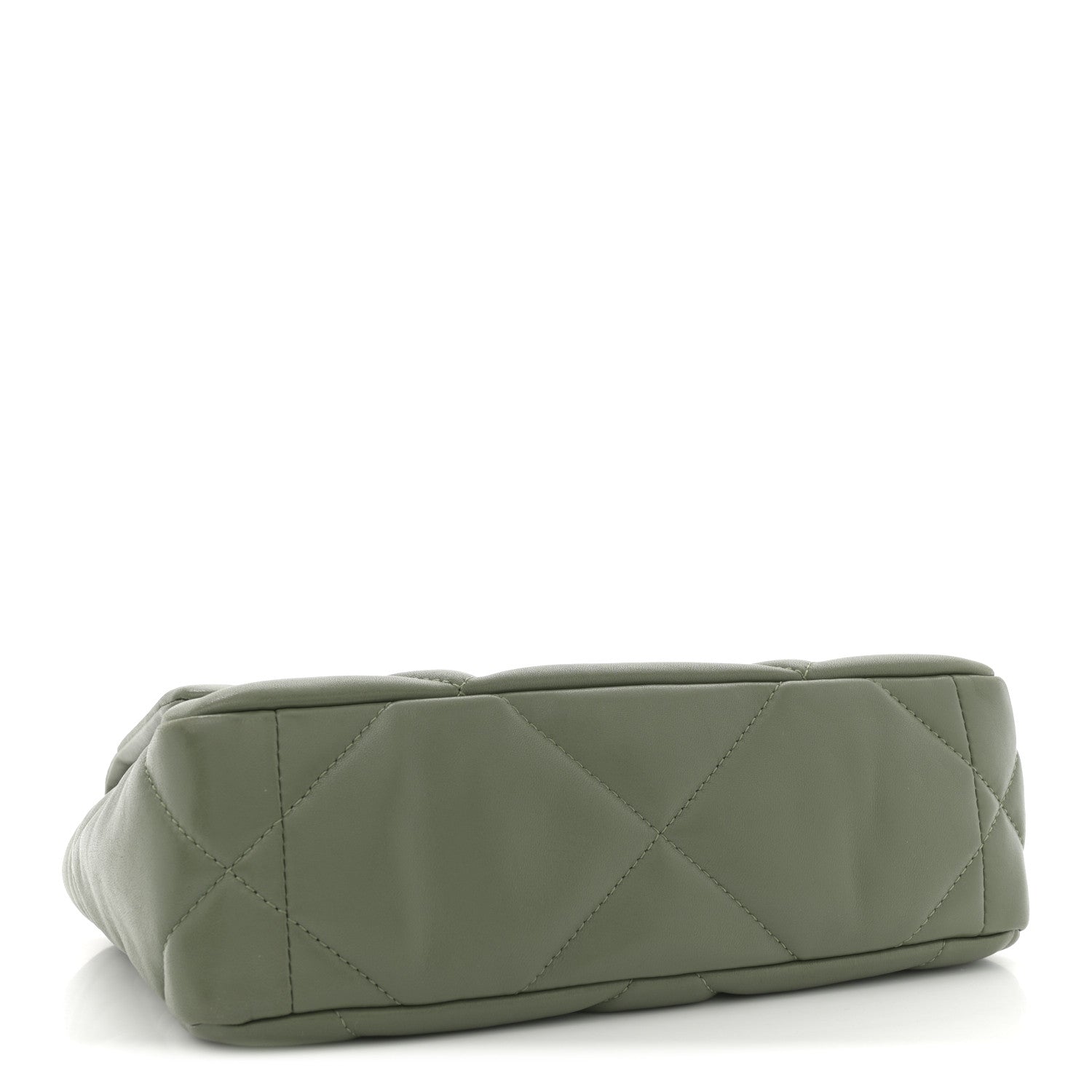 Chanel Lambskin Quilted Medium Chanel 19 Flap Green 4 of 10