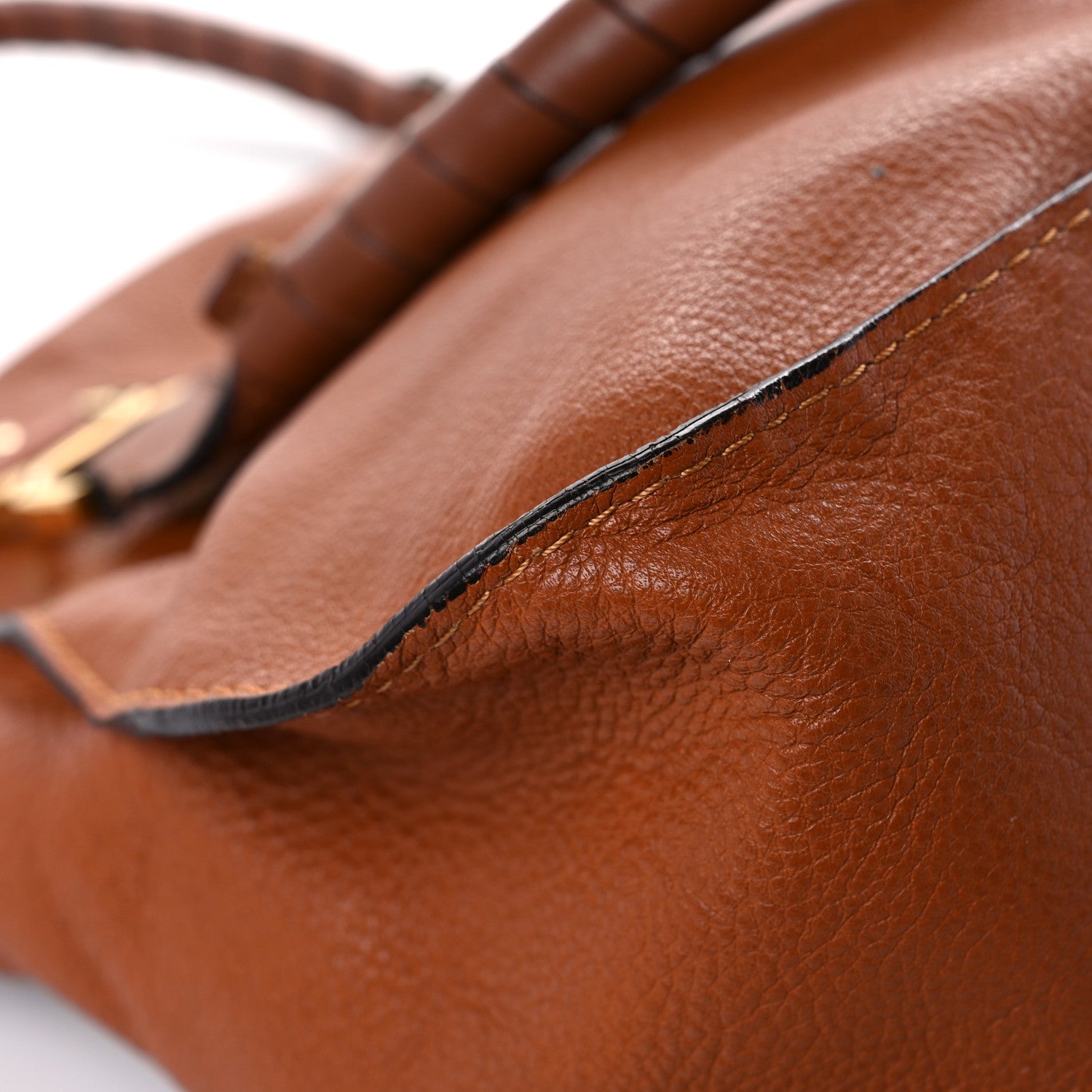 Chloe Calfskin Medium Marcie Satchel Tan 9 of 19