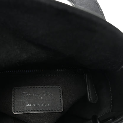 Christian Dior Ultra Matte Calfskin Cannage Mini Lady Dior Black 6 of 9