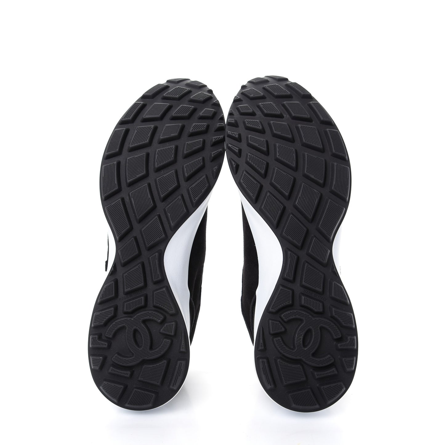 Suede Goatskin CC Sneakers 41 Black