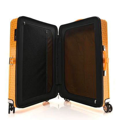 Goyard Goyardine Satolas GM Rolling Suitcase Yellow 4 of 12