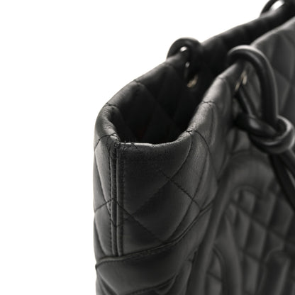 Chanel Calfskin Quilted Large Cambon Tote Black 12 of 14