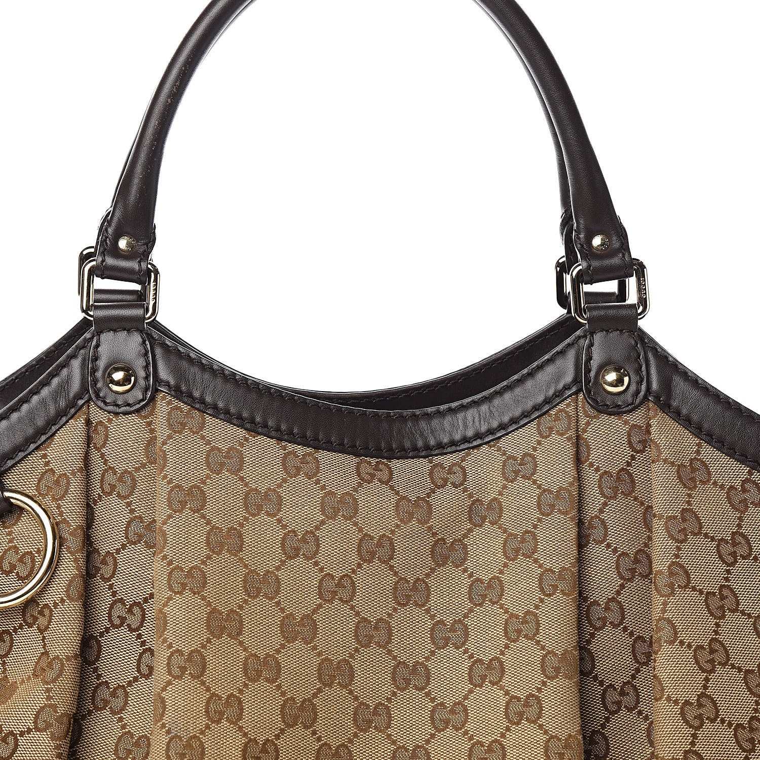 Gucci Monogram Large Sukey Tote Dark Brown 12 of 12