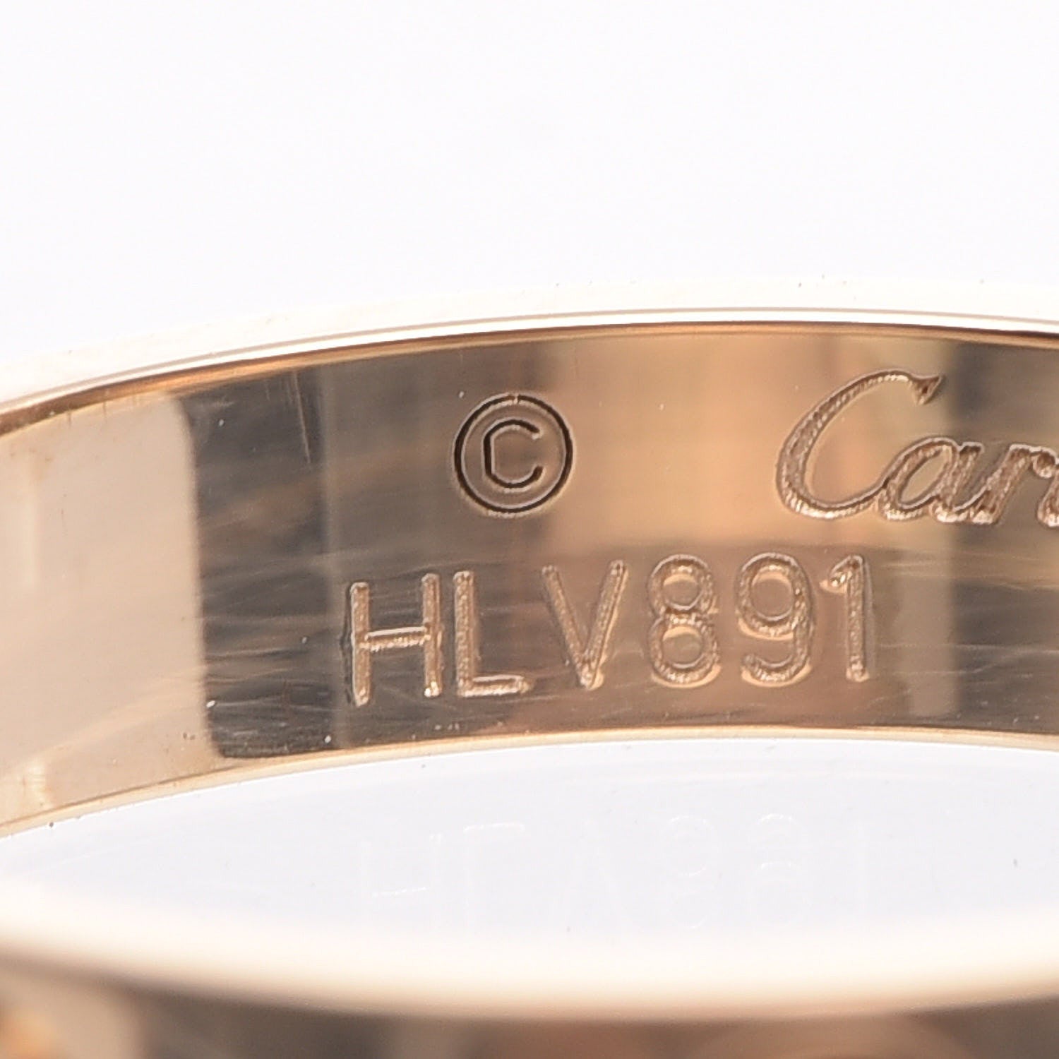 Cartier 18K Yellow Gold 3.5mm LOVE Wedding Band Ring 50 5.25 5 of 7