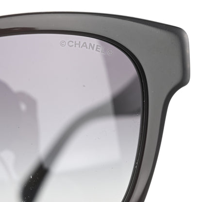 Chanel Acetate Polarized Pearl CC Square Sunglasses 5482-H-A Black 7 of 8
