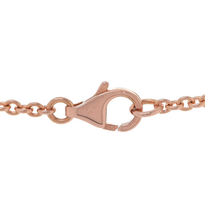Cartier 18K Pink Gold Interlocking LOVE Necklace 5 of 7