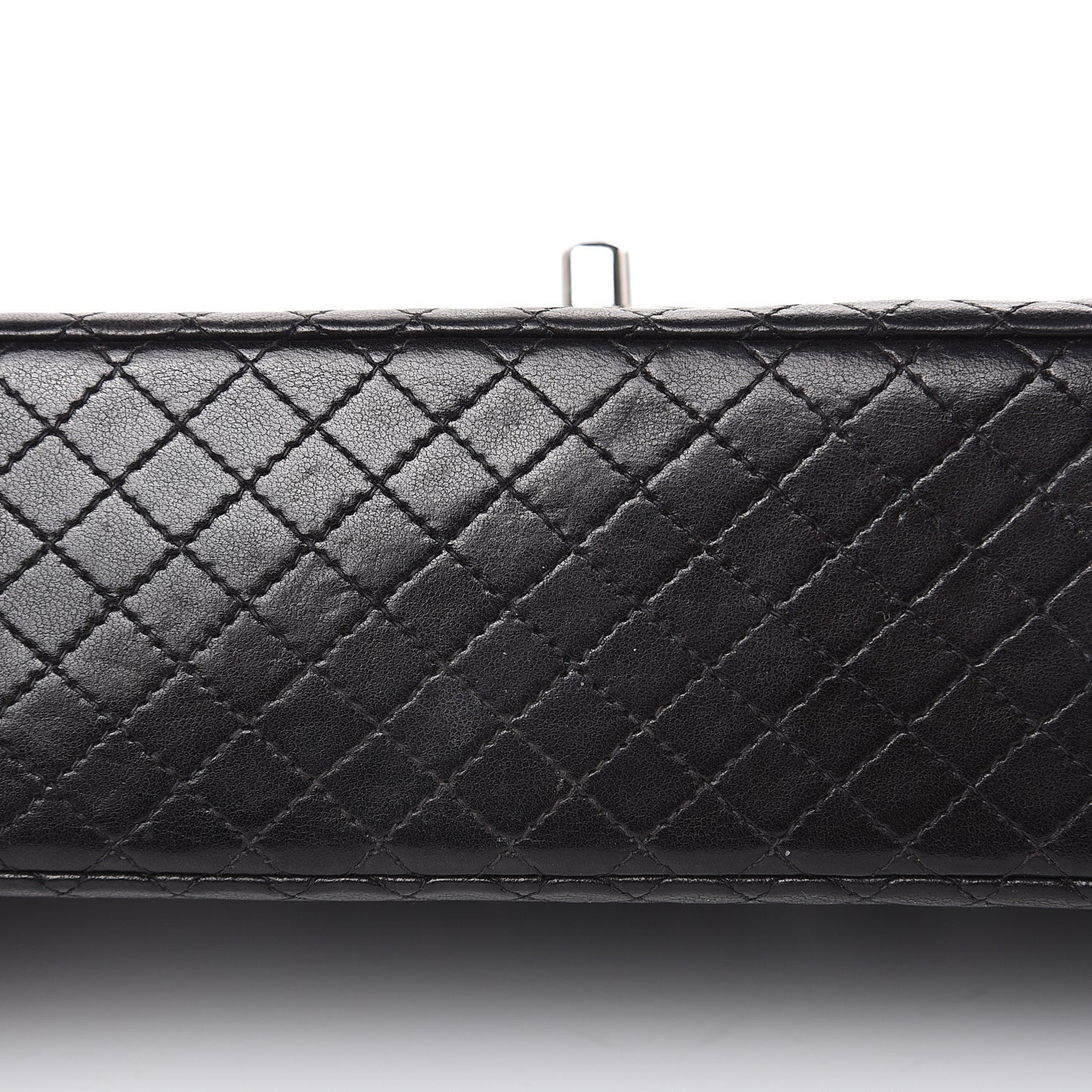 Lambskin Micro Quilted Medium Single Flap Black