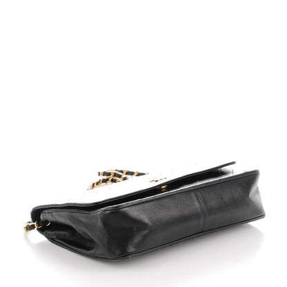 Chanel Lambskin Diagonal Quilted Small Single Flap Black 4 of 7