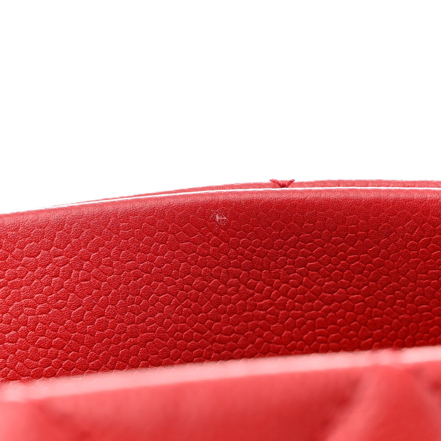 Caviar Quilted Timeless CC Soft Tote Red