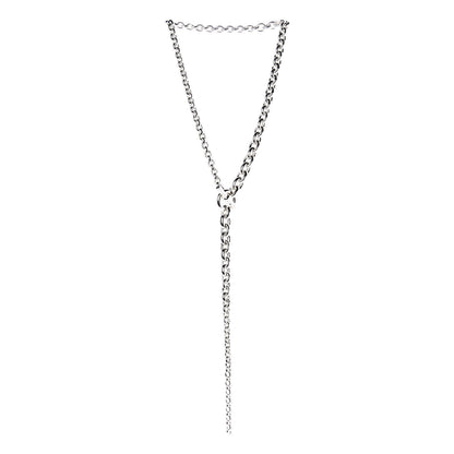 Hermes Sterling Silver Crescendo Necklace 3 of 5